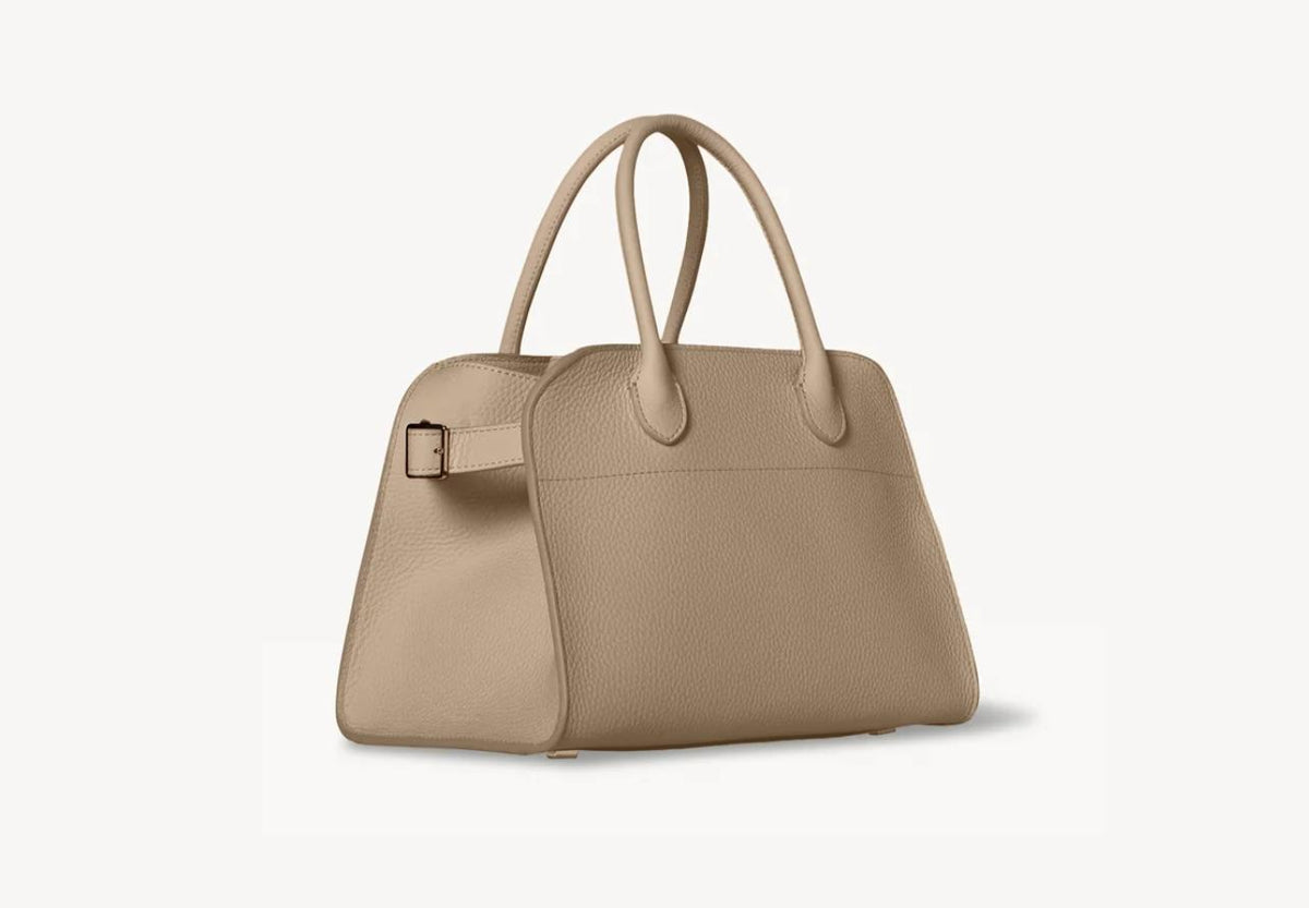 The row - margaux calfskin size 10 - dark taupe