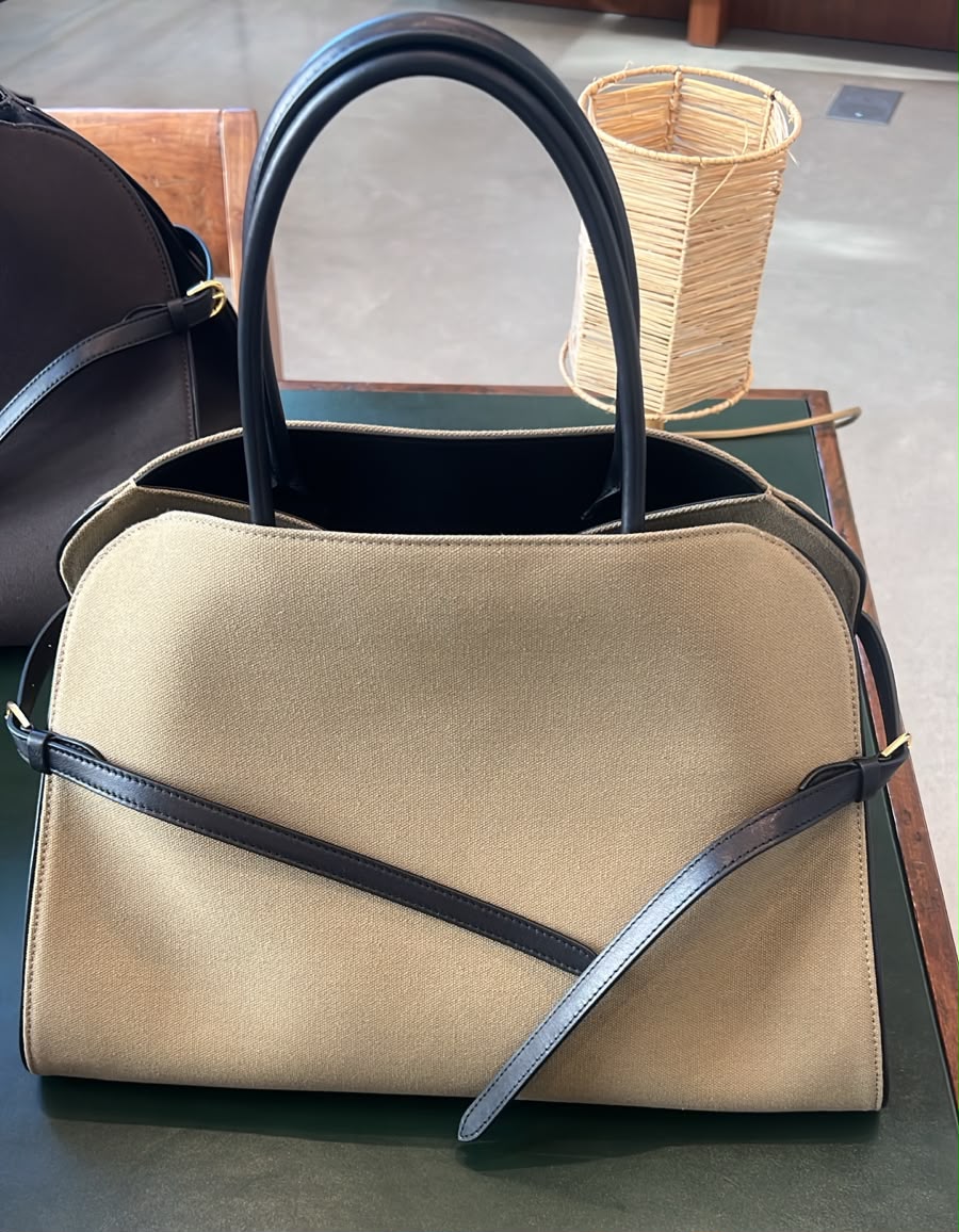 The row - margaux canvas size 15 & 17 - limited edition edition - sand