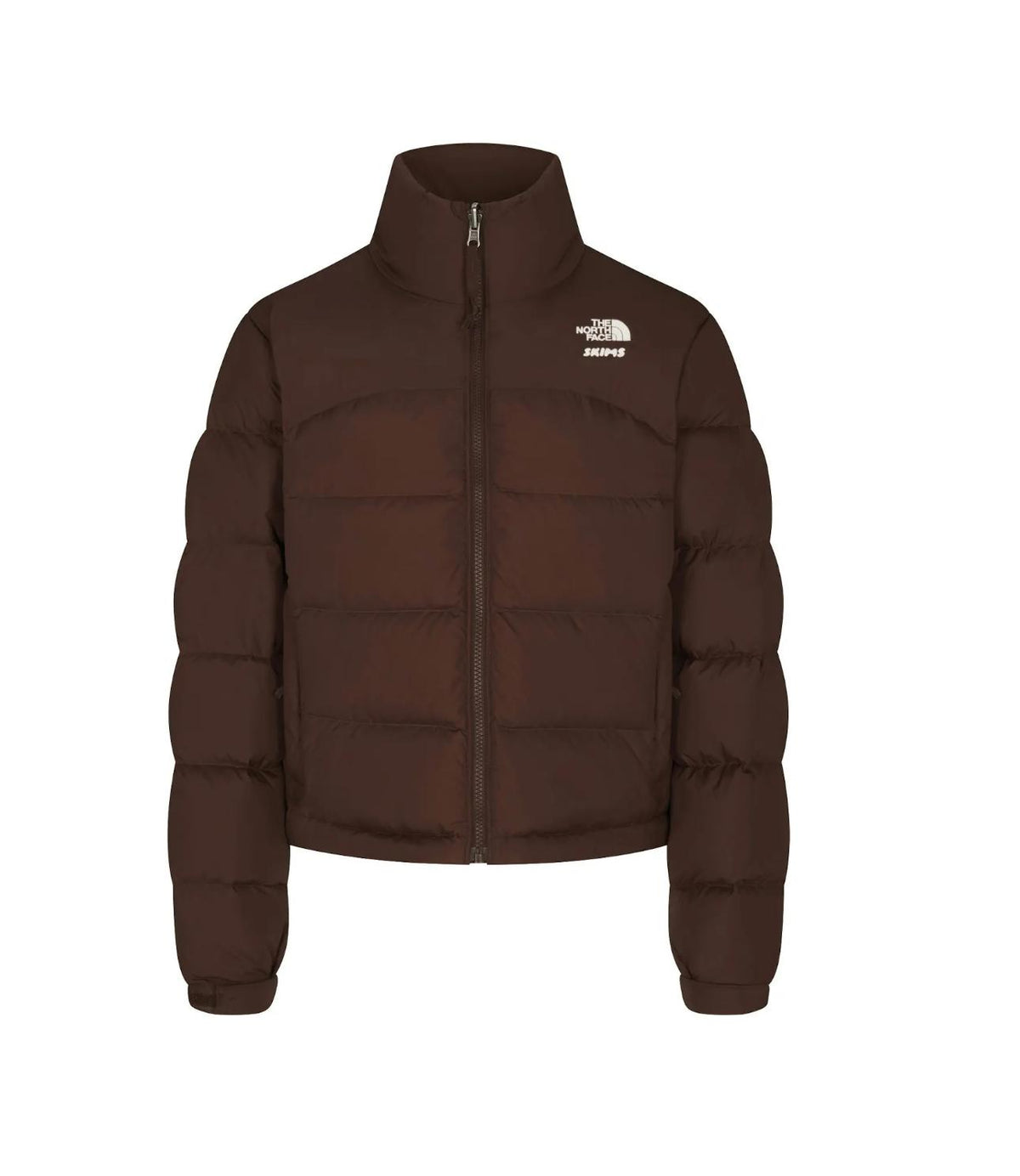 Skims X TNF - puffer jacket - cocoa color