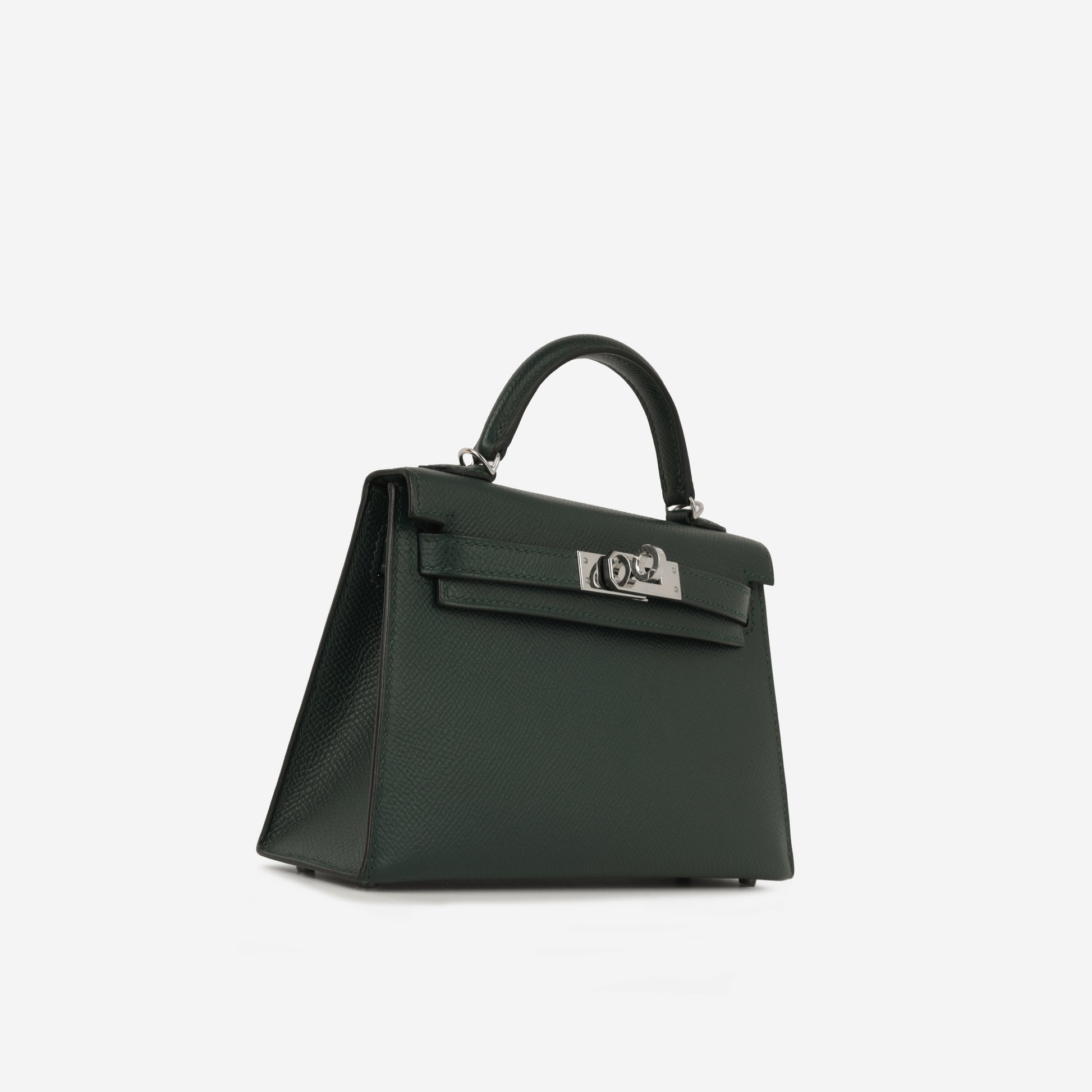 Hermes - mini kelly 20 Vert Monograv phw