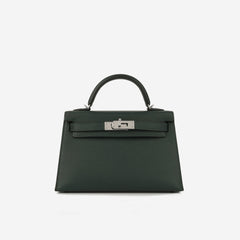 Hermes - mini kelly 20 Vert Monograv phw