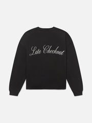 Ritz X frame - late checkout sweater- black