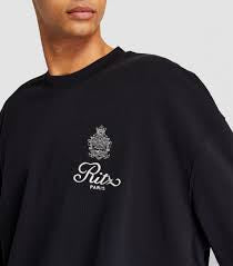 Ritz X frame - late checkout sweater- black