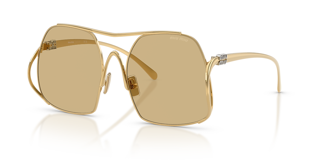 Miu miu - 0MU A55S
Gold Oversize Sunglasses