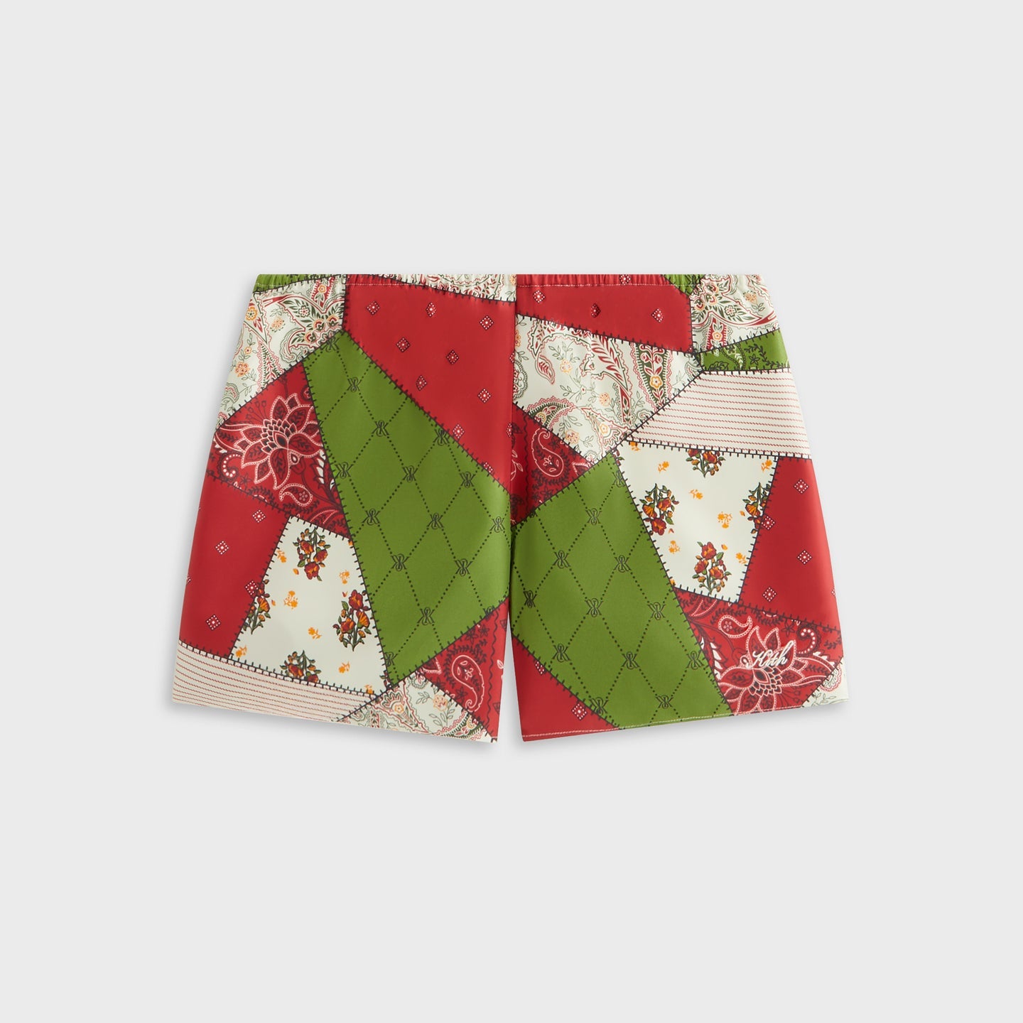 Kith -  Patchwork Print Short & shirt silk set