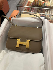 Hermes - Constance 18 etoupe - GHW