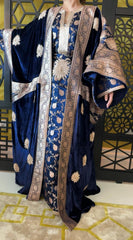Nashel by najeeba - velvet set  kaftan