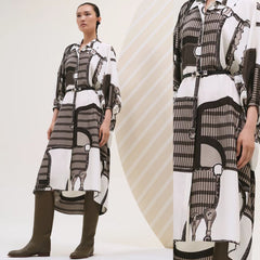 Hermes - caftan dress size 38