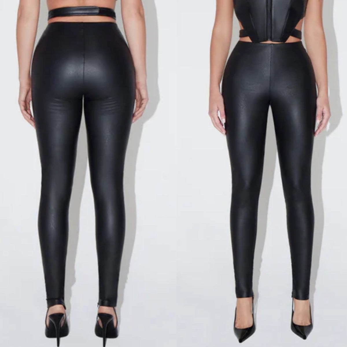 Khy - faux Leather leggings