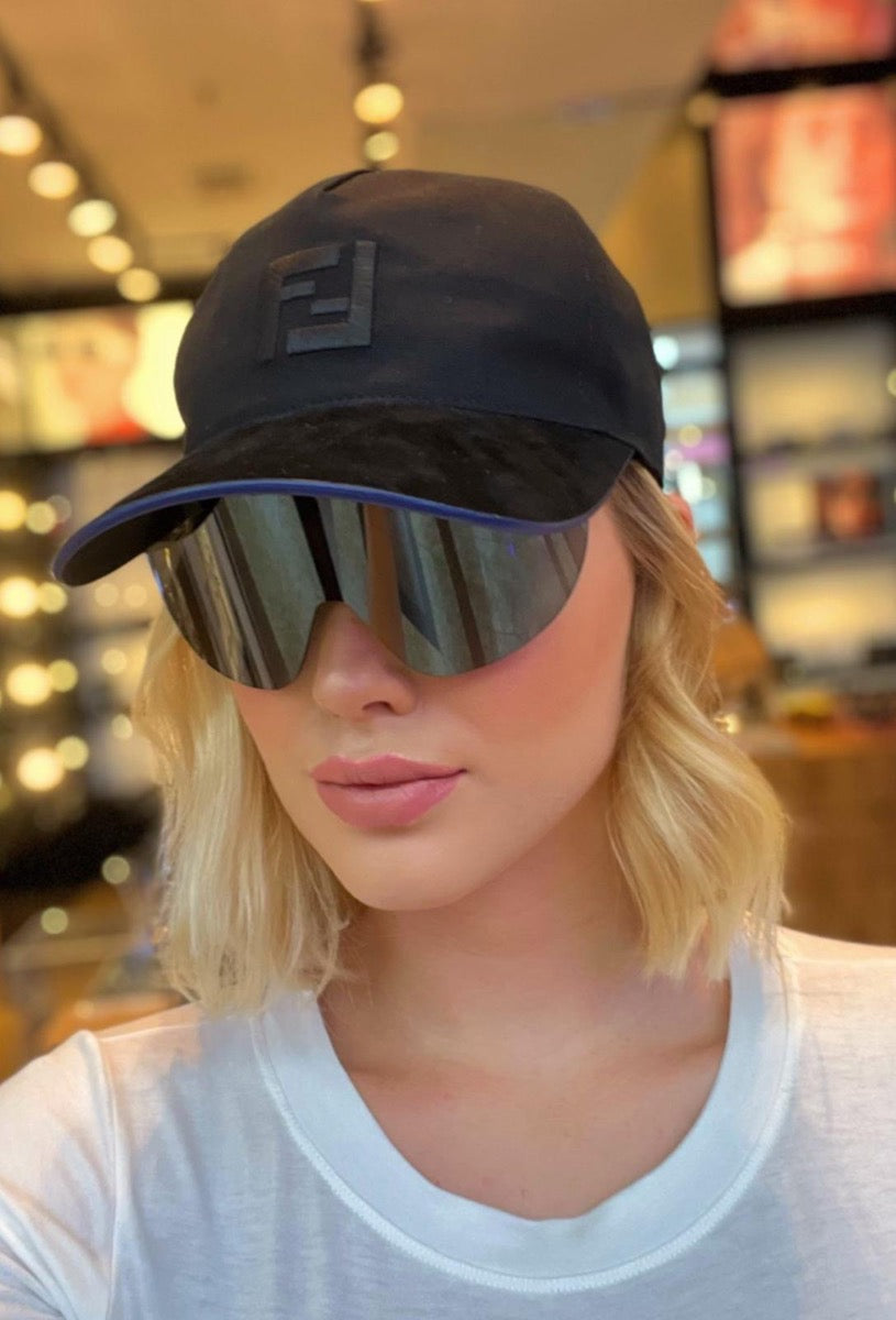 Fendi sunglasses Hat - black