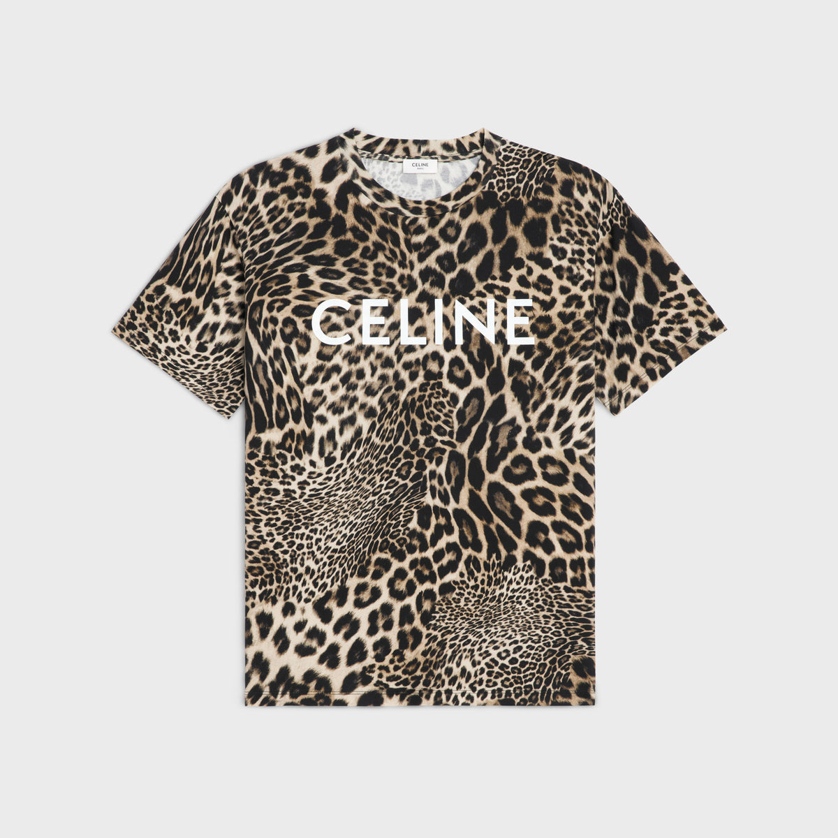 Celine - loose leopard T.shirt