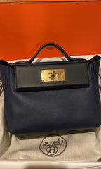 Hermes - 24/24 mini - black GHW