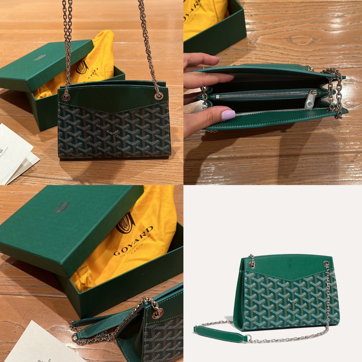 Goyard - THE R BAG - Green